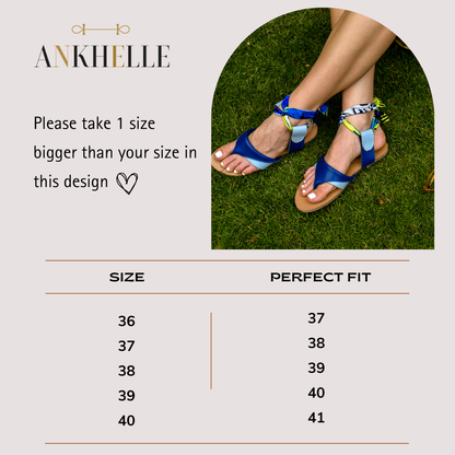 Blue Ribbon Sandals