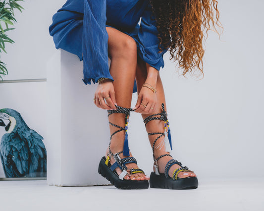 Blue Poppy Sandal