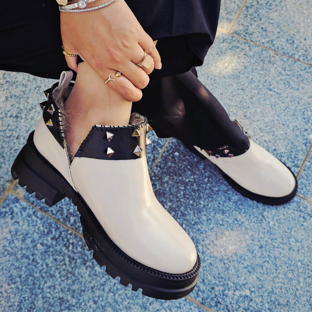 Studded Ankle Boots
